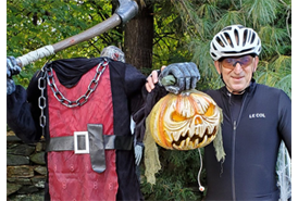 Halloween Cyclists